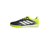 adidas Unisex COPA Pure III League Turf Football Boots, Core Black/Cloud White/Lucid Lemon, 10.5 UK