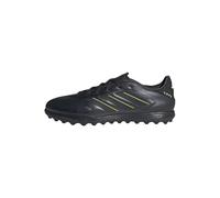 adidas Unisex COPA Pure III League Turf Football Boots Shoes, Core Black/DGH Solid Grey/Lucid Lemon, 9.5 UK