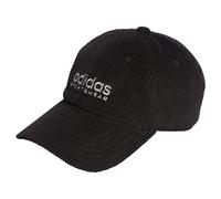 adidas Unisex Corduroy Low Dad Cap, Black/Grey Two, OSFM