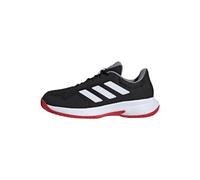adidas Unisex Court Spec 2 Tennis Shoes, Core Black/Cloud White/Scarlet, 11 UK