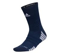 adidas Unisex Creator 365 Basketball Crew Socks (1-Pair), Collegiate Navy/White, Large