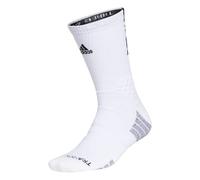 adidas Unisex Creator 365 Basketball Crew Socks (1-Pair), White/Black, Medium