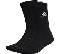 adidas Cushioned Crew Socks 3 Pairs, Cotton, Black