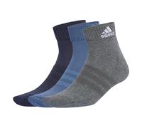 adidas Unisex Cushioned Sportswear Ankle Socks 3 Pair Pack, 8.5-10
