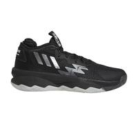 adidas Unisex Dame 8 Basketball Shoe, Black/White/Grey, 13 US Men