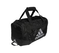 adidas Unisex Defender 4 Small Duffel Bag, Black/Silver Metallic, One Size, Defender 4 Small Duffel Bag