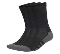 adidas Unisex ESSENTIALS CLIMACOOL Crew 3PP, Black/Grey Six, 4.5-6