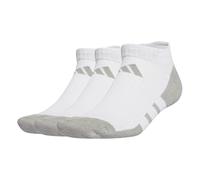 adidas Unisex ESSENTIALS CLIMACOOL LOW CUT 3PP, White/Grey Two, 4.5-6