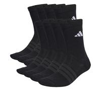 adidas Unisex ESSENTIALS CUSHIONED CREW SOCK 10PP, black/white, 4.5-6