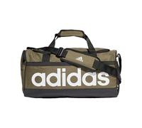 adidas Unisex Essentials Duffel Bag, Olive Strata/Black/White, S