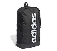 Adidas Unisex Linear Backpack HF692 Sports Essential Training Athleisure Rucksack Outdoors Bag Black/White
