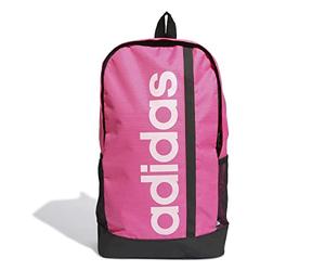 adidas Unisex Essentials Linear Backpack, Pulse Magenta / Black / Clear Pink, One size
