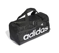 adidas Unisex Essentials Linear Duffel Bag, Black/White, M