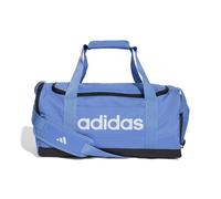 adidas Unisex Essentials Linear Duffel Bag, Blue Fusion/Black/White, S