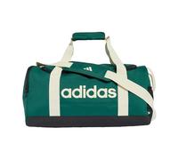 adidas Unisex Essentials Linear Duffel Bag Duffel_Bag, Collegiate Green/Ivory, S