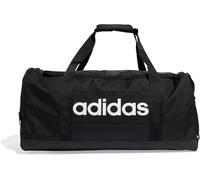 adidas Unisex Essentials Linear Duffel Bag Medium 39L Black Sports Gym Holdall