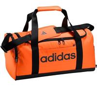 adidas Unisex Essentials Linear Duffel Bag, Pure Orange/Black, One Size