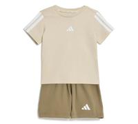 Baby T-Shirt and Shorts Set adidas Essentials Beige 2/3 ans