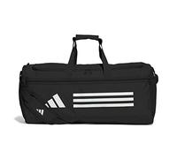 adidas Unisex Essentials Training Duffel Bag, Black/White, M
