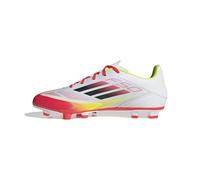 adidas Unisex F50 Club Football Boots FG/MG, Cloud White/Core Black/Solar Yellow, 10.5 UK