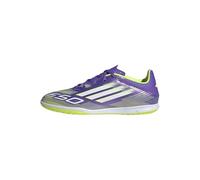 adidas Unisex F50 Club Indoor Football Boots, Purple Rush/FTWR White/Lucid Lemon, 10 UK