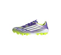 adidas Unisex F50 League Artificial Ground Football Boots, Purple Rush/Cloud White/Lucid Lemon, 9.5 UK