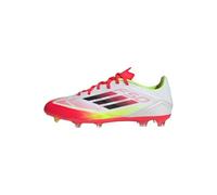 adidas Unisex F50 League Football Boots FG/MG, Cloud White/Core Black/Solar Yellow, 9.5 UK