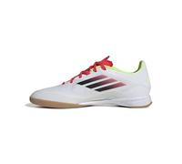 adidas Unisex F50 League Football Boots Indoor, Cloud White/Core Black/Solar Yellow, 7.5 UK