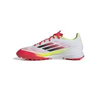adidas Unisex F50 League Football Boots Turf, Cloud White/Core Black/Solar Yellow, 10 UK