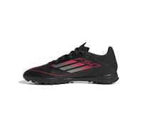 adidas Unisex F50 League Football Boots Turf, Core Black/Iron Metallic/Lucid Red, 11 UK