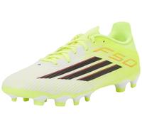adidas Unisex F50 League Multi Ground Football Boots, Team Solar Yellow 2/core Black/Lucid red, 10.5 UK