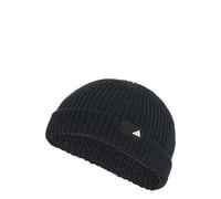 adidas Unisex Fisherman Beanie Hat, Black/White, XS-S