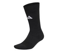 adidas Unisex Football Crew Performance Socks Cushioned Socks, black/white, XL