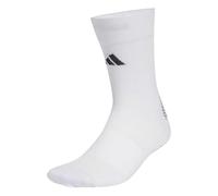 adidas Unisex Football GRIP Printed Crew Performance Socks Cushioned, white/white/black, 10.5-12.5