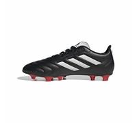 adidas Unisex Goletto VIII Firm Ground Soccer Shoe, Core Black/White/Red, 11 US Men