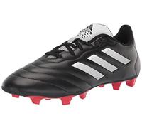 adidas Unisex Goletto VIII Firm Ground Soccer Shoe, Core Black/White/Red, 11 US Men
