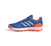 adidas Unisex Hockey Flexcloud Shoes, Bright Royal/Zero Metalic/Team Solar Orange, 3.5 UK