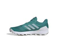 adidas Unisex Hockey Flexcloud Shoes, Pure Teal/Zero met./Dash Grey, 8.5 UK