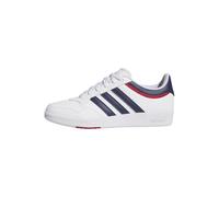 adidas Unisex Hoops 4.0 Shoes, Cloud White/Dark Blue/Team Power Red 2, 7.5 UK