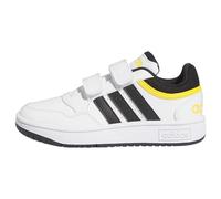 adidas Unisex Hoops Lifestyle Basketball Hook-and-Loop Sneakers, FTWR White/core Black/Bold Gold, 12.5K