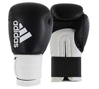 adidas Unisex Hybrid 100 Boxing Gloves, Black/White, 14 oz UK