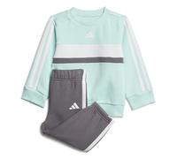 adidas Unisex Infant SEASONAL ESSENTIALS TIBERIO 3 STRIPES FLEECE CREW SET 18-24 Months
