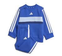 adidas Unisex Infant SEASONAL ESSENTIALS TIBERIO 3 STRIPES FLEECE CREW SET 9-12 Months