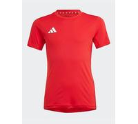 adidas Unisex Junior Running Team T-Shirt, Team Power Red 2/White, Size 13-14 Years Team Power Red /White