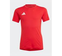 adidas Unisex Junior Running Team T-Shirt, Team Power Red 2/White, Size 9-10 Years Team Power Red /White