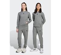 adidas Unisex Junior Training Game & Go Pants - Grey, Grey Five Mel/Black, Size 7-8 Years Grey Five Mel/Black