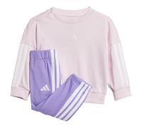Adidas Essentials 3 Stripes Joggers Set Pink 3-4 Years Kids