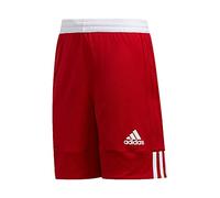 adidas Unisex Kids 3G Speed Reversible Shorts, Power Red / White, 15-16 Years