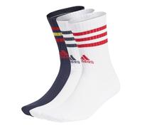 adidas Unisex Kids 3STRIPES CUSHIONED SPORTSWEAR CREW SOCKS 3 PAIR PACK, KXXL