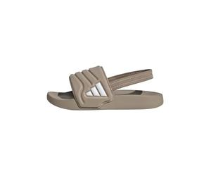 adidas Unisex Kids Adilette Estrap 2.0 Slides Children Sandal, trace khaki/trace khaki/ftwr white, 13 UK Child